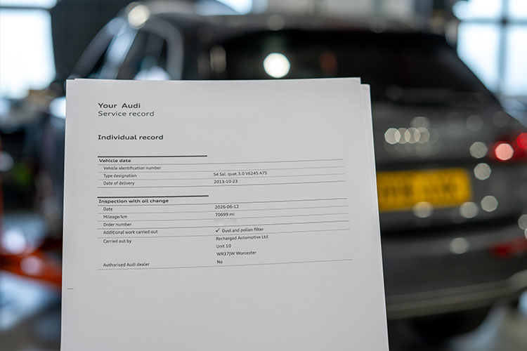 Audi Servicing Worcester